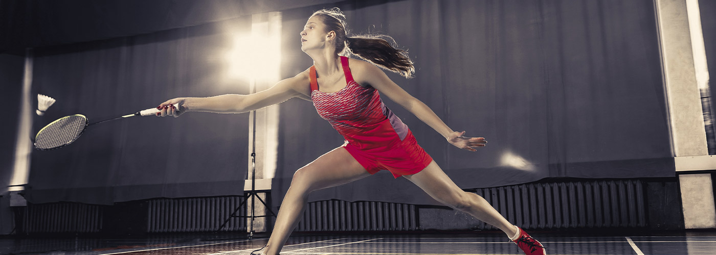 Sydney Badminton Player Practicing